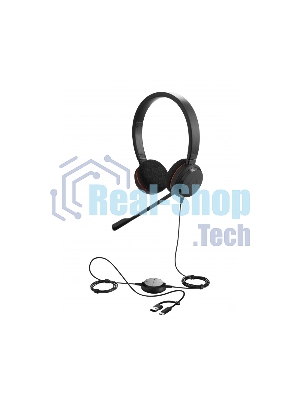 Гарнитура Jabra Evolve 20 MS Stereo USB чёрный, проводная