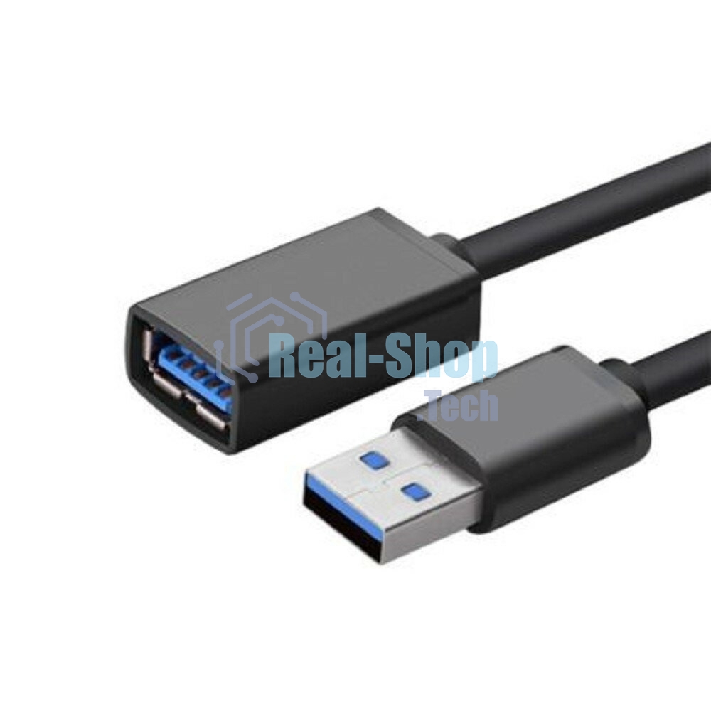 Кабель Bion удлинительный USB 3.0 AM/AF, 3 м, черный BXP-CCP-USB3-AMAF-030M