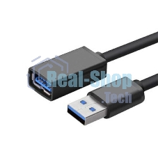 Кабель Bion удлинительный USB 3.0 AM/AF, 3 м, черный BXP-CCP-USB3-AMAF-030M