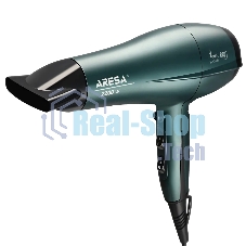 Фен ARESA AR-3218 зеленый, 2200 Вт, ионизация
