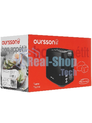 Тостер OURSSON TS2114/BL черный
