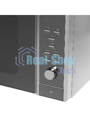 Микроволновая печь CASO MCG 30 Ceramic Chef серебристый, 30 л, 900 Вт, переключатели - кнопки, поворотный механизм