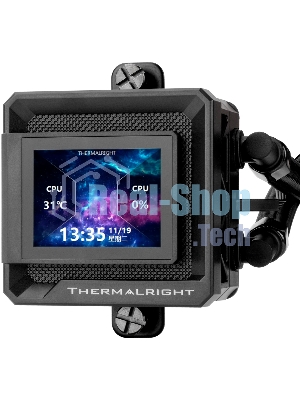 Система жидкостного охлаждения Thermalright Frozen Warframe SE 360 ARGB Soc-AM5/AM4/1151/1200/2066/2011/1700 черный 4-pin 29.6dB Al LCD Ret (F-WFRAME-SE-360-BL-ARGB)