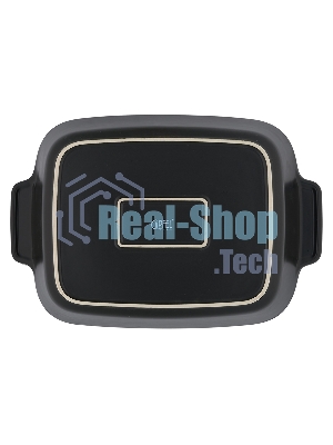 Форма для запекания MATTE BLACK квадратная 29,5x25,5x6,9см, жаропрочная керамика