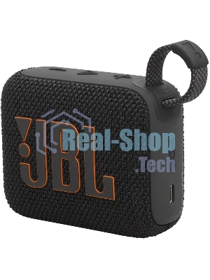 Колонка порт. JBL Go 4 черный/оранжевый 4.2W 1.0 BT