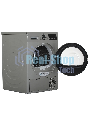 Сушильная машина Bosch WQG1420XME серый, 9 кг, сушка - конденсационная, программ - 15, 59.8 x 84.2 x 64.8 см