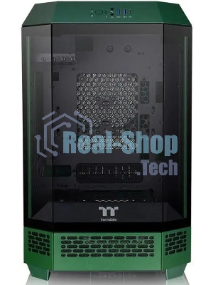 Компьютерный корпус Thermaltake The Tower 300 Racing Green зеленый без БП miniITX 8x120мм 6x140мм 2xUSB 3.0 audio bott PSU