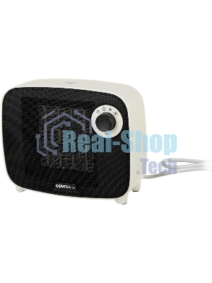 Тепловентилятор Centek CT-6023 белый/черный, 750/1500 Вт, 15 м2