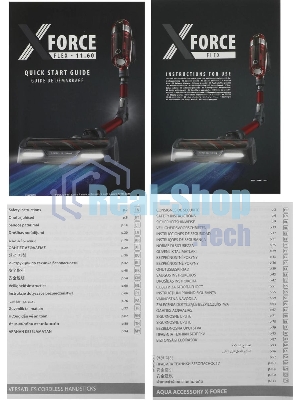 Пылесос вертикальный Tefal X-Force Flex 11.60 Aqua TY9890WO, синий/серый