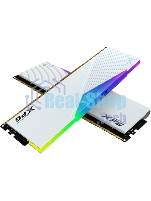 Оперативная память XPG Lancer, DDR5, 64GB (2x32GB), 6000MHz, CL30, DIMM, с радиаторами, белый