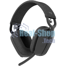 Гарнитура Logitech ZONE Vibe 100 серый, беспроводная, Bluetooth, до 20 ч