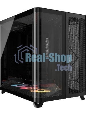 Корпус Corsair Air 5400 RS-R ARGB Black, Midi-Tower, чёрный, 3 x 120 мм