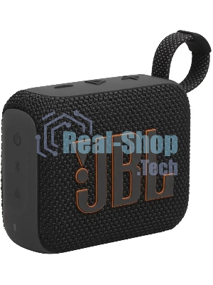 Колонка порт. JBL Go 4 черный/оранжевый 4.2W 1.0 BT