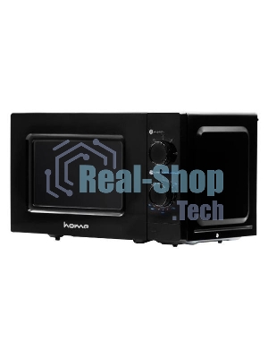 Микроволновая печь HOME HMM207BB черный, 20 л, 700 Вт, переключатели — поворотный механизм