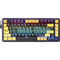 Игровая клавиатура REDRAGON ELF черно-желтая (USB, Redragon+Melt Gold, 82 кл ., RGB)