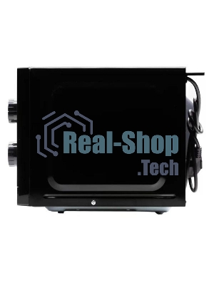 Микроволновая печь HOME HMM207BB черный, 20 л, 700 Вт, переключатели — поворотный механизм