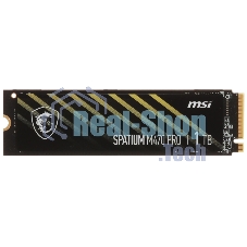 Накопитель SSD MSI M.2 2280 1Tb SPATIUM M470 PRO Client SSD S78-440L0J0-P83, PCIe Gen4x4 with NVMe