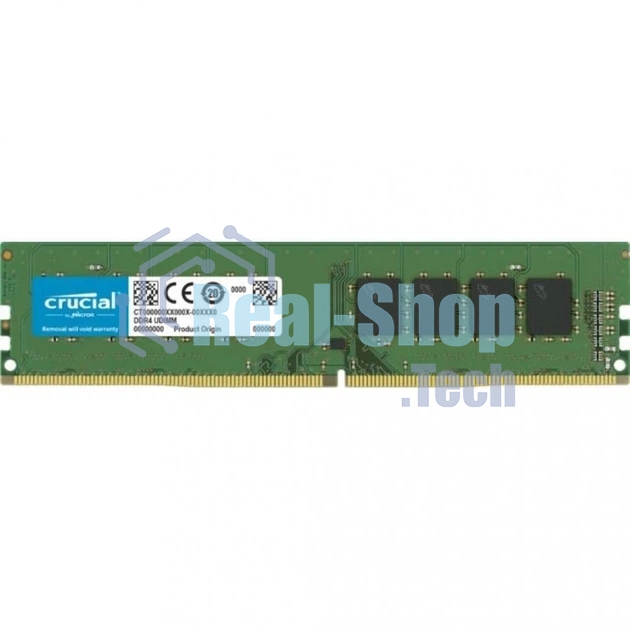 Оперативная память Crucial, DDR4, 16GB (1x16GB), 3200 MHz, CL22, без радиатора