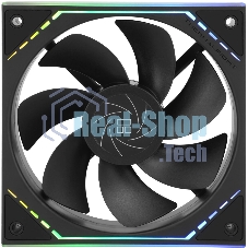 Кулер для корпуса Thermalright TL-M12R Reverse (124x120x25mm, 4-pin PWM, ARGB, 42.6CFM, 23.2dBA, 1500RPM, черный)