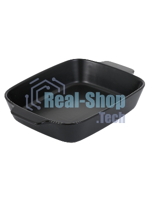 Форма для запекания MATTE BLACK квадратная 29,5x25,5x6,9см, жаропрочная керамика