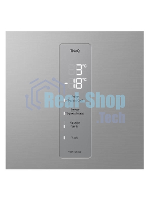 Холодильник LG GC-B459ANMW серебристый двухкамерный 234/110л морозилка снизу, No Frost