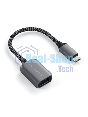 Кабель-адаптер Satechi USB-C to USB 3.0. серый космос