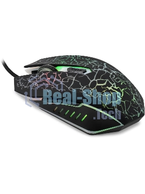 Мышь проводная Oklick 896G черный, 12800 dpi, USB, кнопки - 5