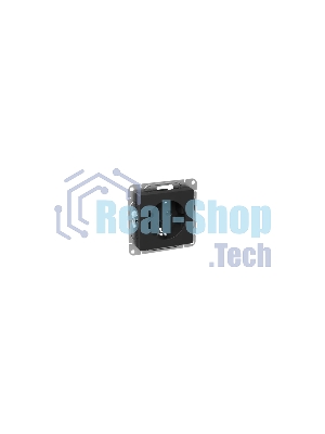 Механизм розетки EKF Эпика UP1-SOB-110 16А, с заземлением, без шторок, черный