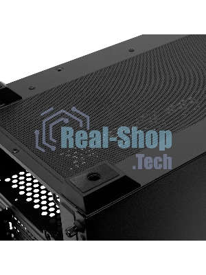 Компьютерный корпус без блока питания Case HSPD M740, Mesh Mid Tower, черный, TG, 0.6 SPCC, no fans, E-ATX, ATX, mATX, mITX, 170/400/200мм, 4x2.5