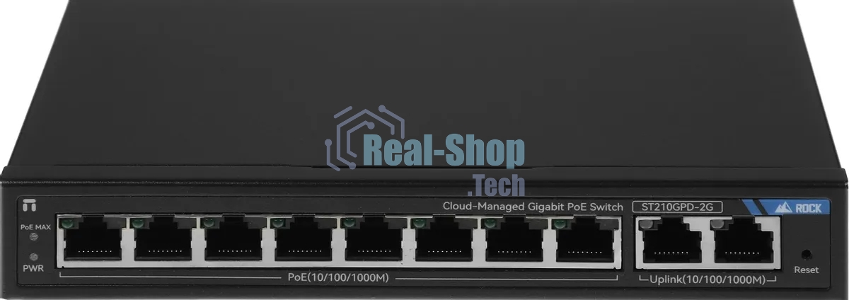 Коммутатор Netis ST210GPD-2G (L2) 10x1 Гбит/с 8PoE 117W настраиваемый