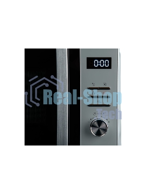 Микроволновая печь General Electronics GE-DS525S серебро, 25 л, 900 Вт, переключатели — электронный