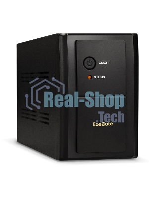 Источник бесперебойного питания ExeGate SpecialPro UNB-2000.LED.AVR.EURO.RJ 2000VA/1200W, LED, AVR, 4 евророзетки, RJ45/11, черный