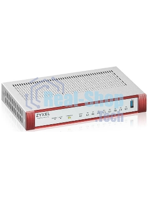 Межсетевой экран Zyxel USG FLEX 100H с подпиской Gold на 1 год (AS, AV, CF, IDP/DPI, Sandboxing, SecuReporter), 8xRJ-45: 1G (LAN/WAN), 1xUSB3.0 **