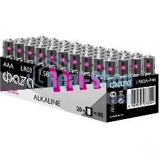 Элемент питания JazzWay LR03 (AAA) алкалиновая уп. 40 шт. ФАZА Alkaline Pack-40