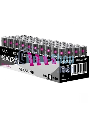 Элемент питания JazzWay LR03 (AAA) алкалиновая уп. 40 шт. ФАZА Alkaline Pack-40