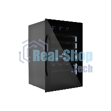 Винный шкаф встраиваемый ZÜGEL ZCWI570DB черный, 145 л, 2 отсека, 57 бут.