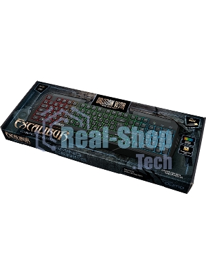 Клавиатура Qumo Excalibur K67 проводная, USB Type-A, чёрный