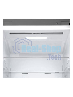 Холодильник LG GC-B459ANMW серебристый двухкамерный 234/110л морозилка снизу, No Frost