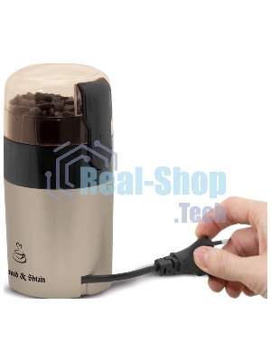 Кофемолка Zigmund & Shtain ZCG-08 150 Вт, 40 г, коричневый
