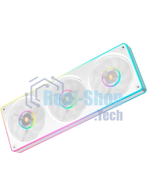 Вентилятор для корпуса Ocypus Sigma F36 WH ARGB, 3x120x120x25mm, 4-PIN PWM, 500-2200 RPM, 36 DBA MAX, FLUID DYNAMIC BEARING