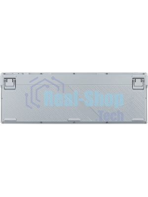 Клавиатура ASUS ROG Azoth 96 HE гибридная, USB Type-C, Bluetooth, радиоканал, белый