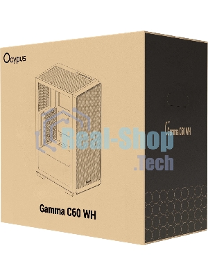 Компьютерный корпус Ocypus Gamma C60 WH ATX/win/white/no PSU/Tempered Glass