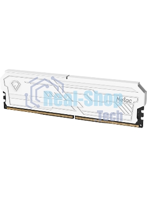Оперативная память Netac Shadow III, DDR4, 16GB (1x16GB), 3200 MHz, CL16, с радиатором, белый