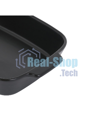 Форма для запекания MATTE BLACK прямоугольная 29,5х20,5х6,5см, жаропрочная керамика