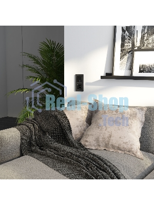 Рамка на 2 поста WERKEL Elite (черный, стекло) W0022448