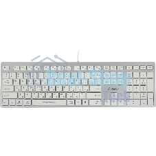 Клавиатура проводная A4Tech Fstyler FX50, USB, белый