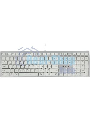 Клавиатура проводная A4Tech Fstyler FX50, USB, белый