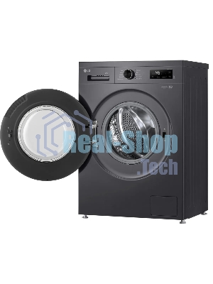Стиральная машина LG F2Y1WS6J темно-серый, загрузка фронтальная 6,5 кг, 1200 об/мин., класс: A