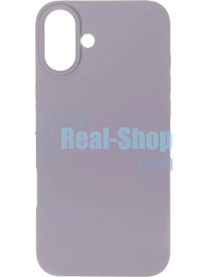 Чехол (клип-кейс) BoraSCO для Apple iPhone 16 Plus Microfiber Case лавандовый (73686)