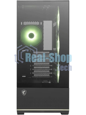 Компьютерный корпус MSI MAG Pano 110R PZ черный без БП ATX 6x120мм 7x140мм 2xUSB 3.0 1xUSB3.1 audio AirDuct bott PSU